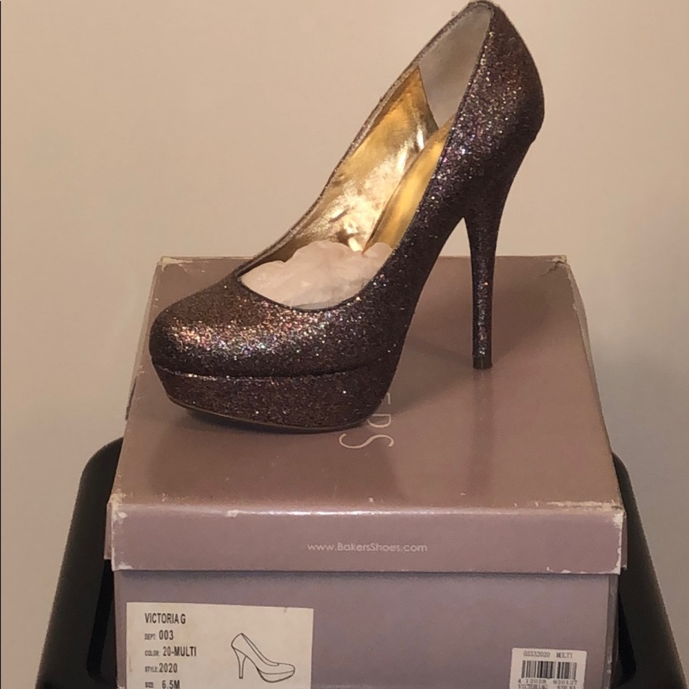 Bakers Victoria G Sparkle Multi colored Heel